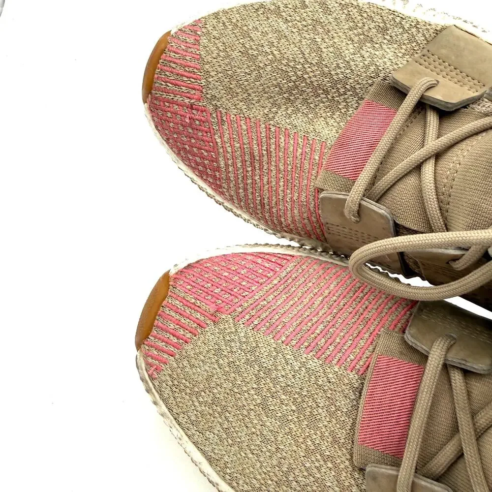Adidas Men's Prophere Trace Leather Khaki Sneakers Size 10 - Picture 3 of 8